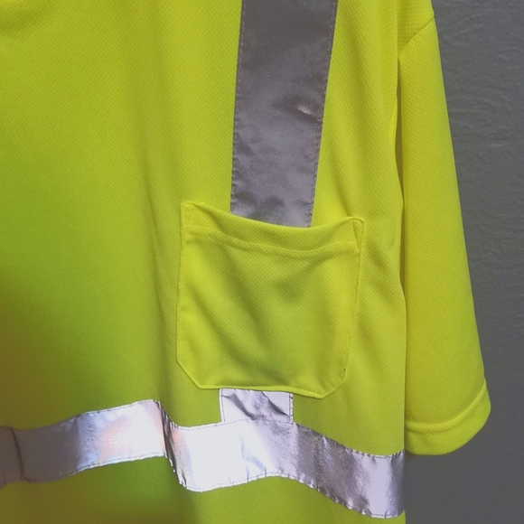 Mens Large Viswerx ANSI/ISEA certified safety shirt - Picture 3 of 5